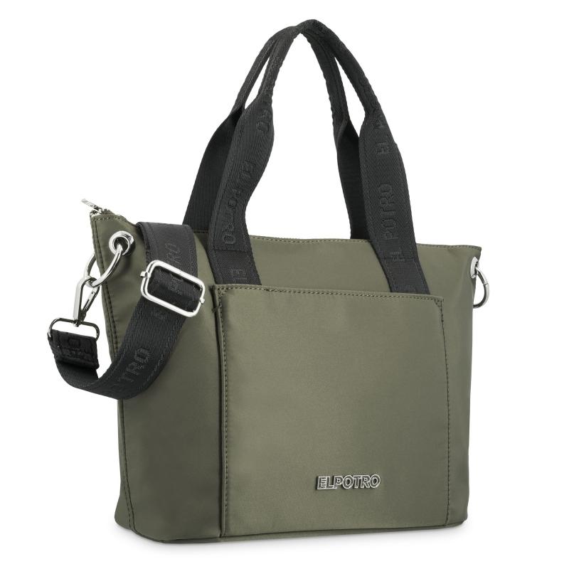 El potro Bolso cesta bandolera color verde-EL POTRO Tienda de fábrica