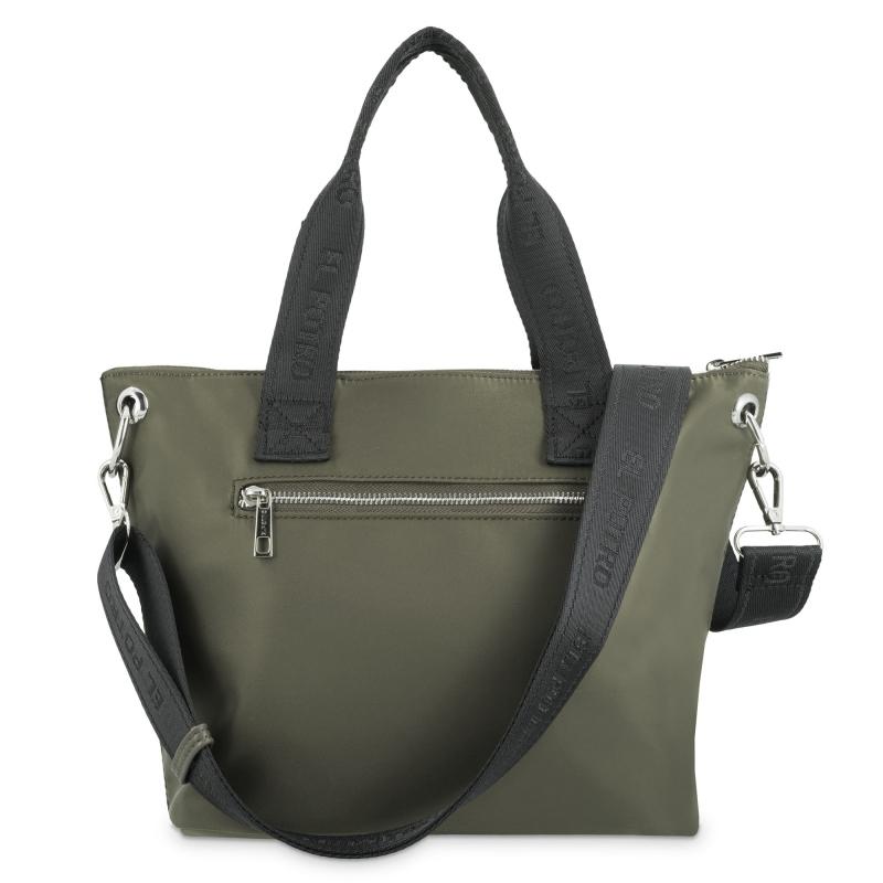 El potro Bolso cesta bandolera color verde-EL POTRO Tienda de fábrica