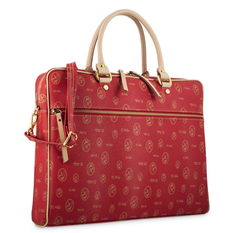 El potro Bolso carpeta grande de mujer en color rojo - EL POTRO Ofertas especiales