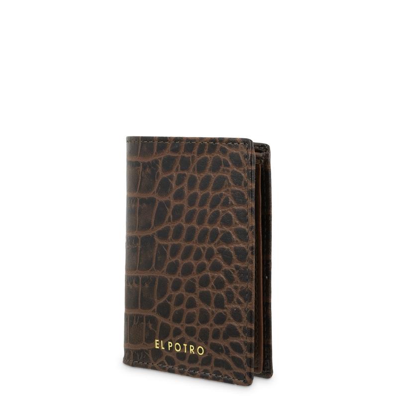 El potro Cartera hombre en piel vacuno color marrón-Coco Los más vendidos