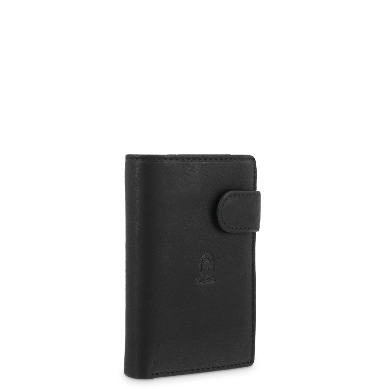 El potro Cartera grande con monedero exterior hombre en piel vacuno color negro -Durango Rebajas top