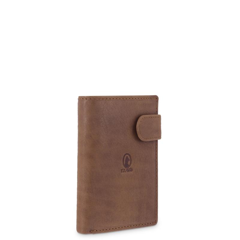 El potro Cartera grande con monedero exterior hombre en piel vacuno color cuero-Durango Envío gratis
