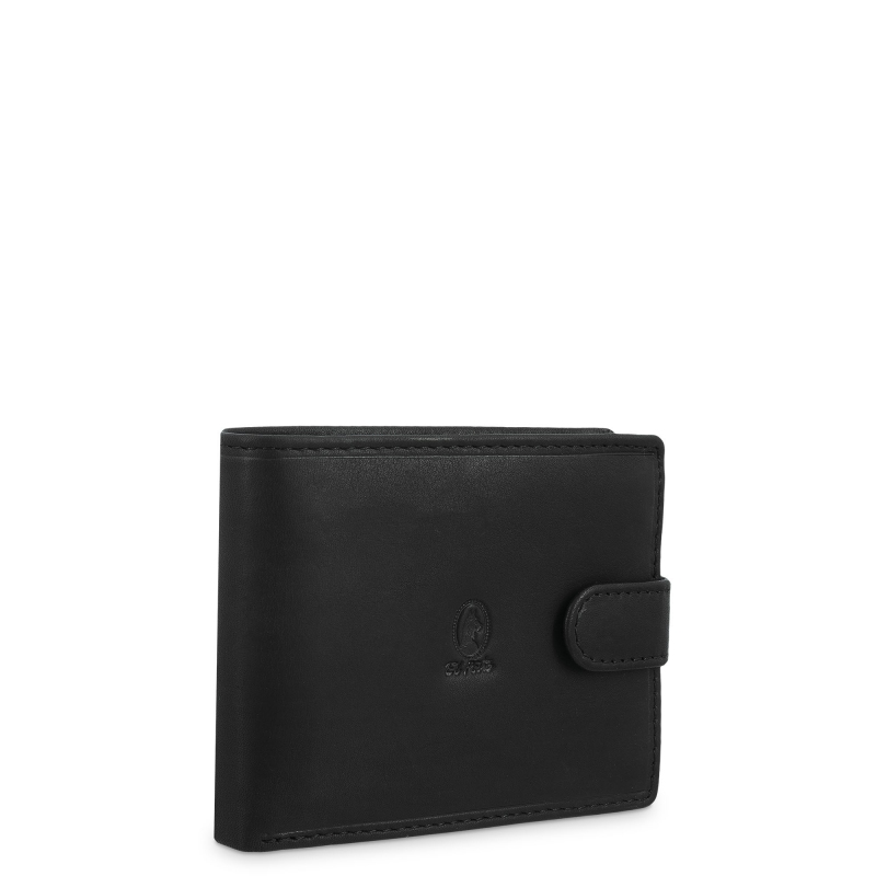 El potro Cartera monedero interior de hombre en piel vacuno negro-Durango Promoción por tiempo limitado