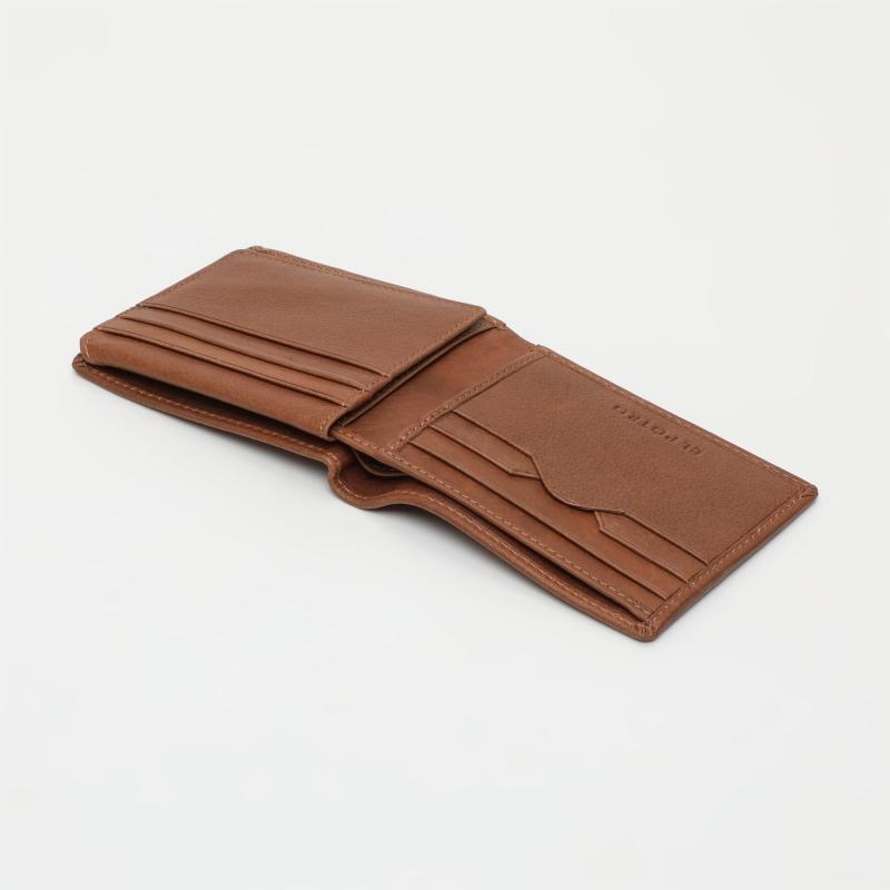 El potro Cartera hombre en piel vacuno color cuero- Durango Promoción trimestral