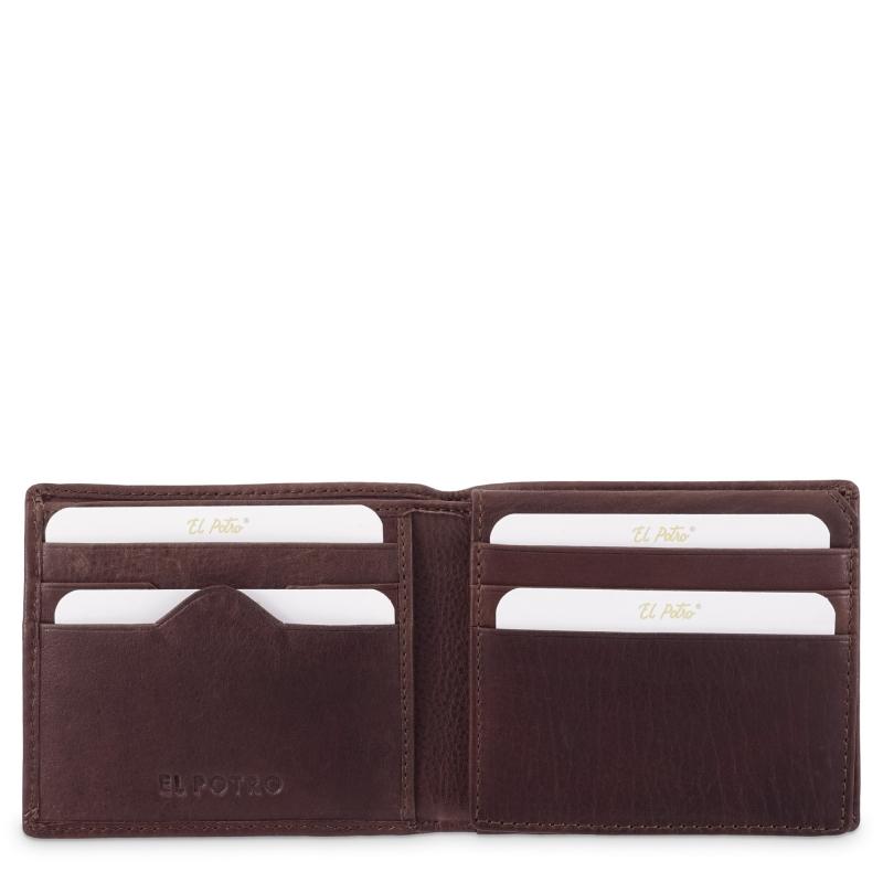 El potro Cartera hombre en piel vacuno color marrón - Durango Superdescuento