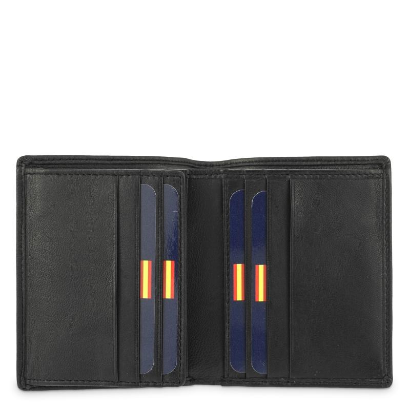 El potro Cartera hombre en piel vacuno color negro - Roma Tienda de fábrica