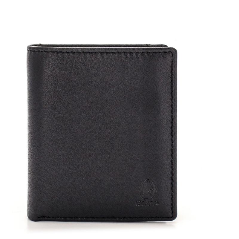 El potro Cartera hombre en piel vacuno color negro - Roma Tienda de fábrica