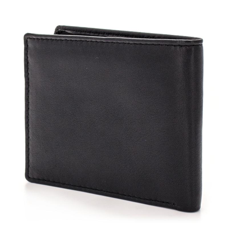 El potro Cartera hombre en piel vacuno color negro - Roma Ahorra y exporta