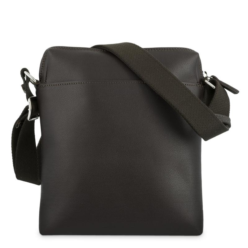 El potro Bolso Bandolera grande en piel sintética color marrón elite-El Potro En oferta