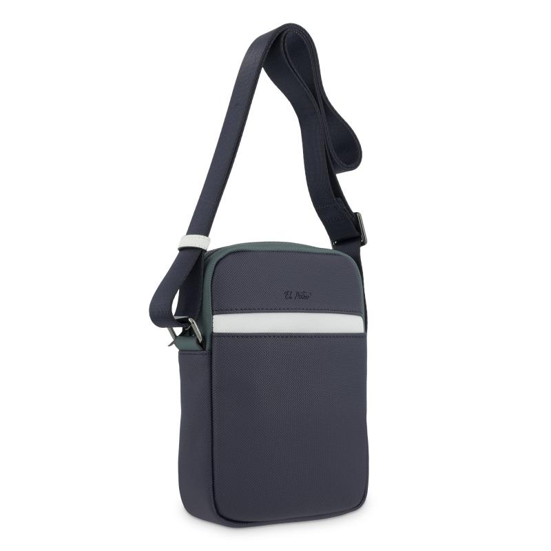 El potro Bolso bandolera color negro Denver azul-El Potro Descuento por venta flash