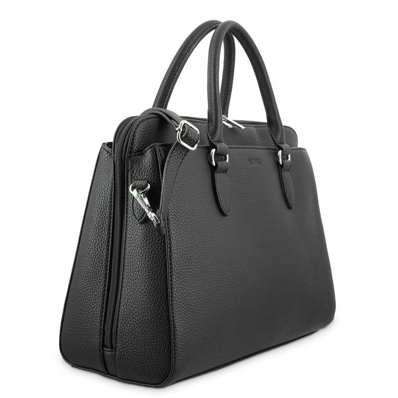 El potro Bolso shopping 3 cremalleras de El Potro color negro-Siena En línea