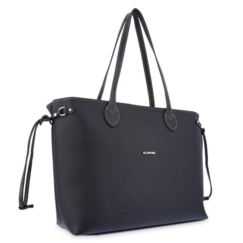 El potro Bolso Tote mujer color negro - Angula Gran oferta