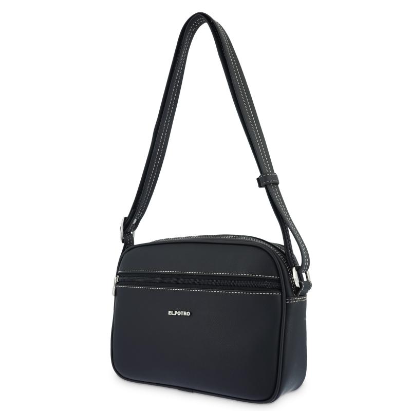 El potro Bolso Bandolera mujer color negro - Angula Tienda