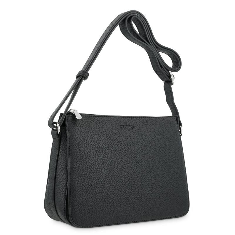 El potro Bolso bandolera pequeña de El Potro color negro-Siena Mejor oferta
