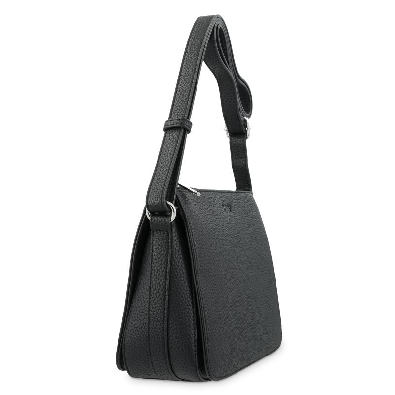 El potro Bolso bandolera pequeña de El Potro color negro-Siena Mejor oferta