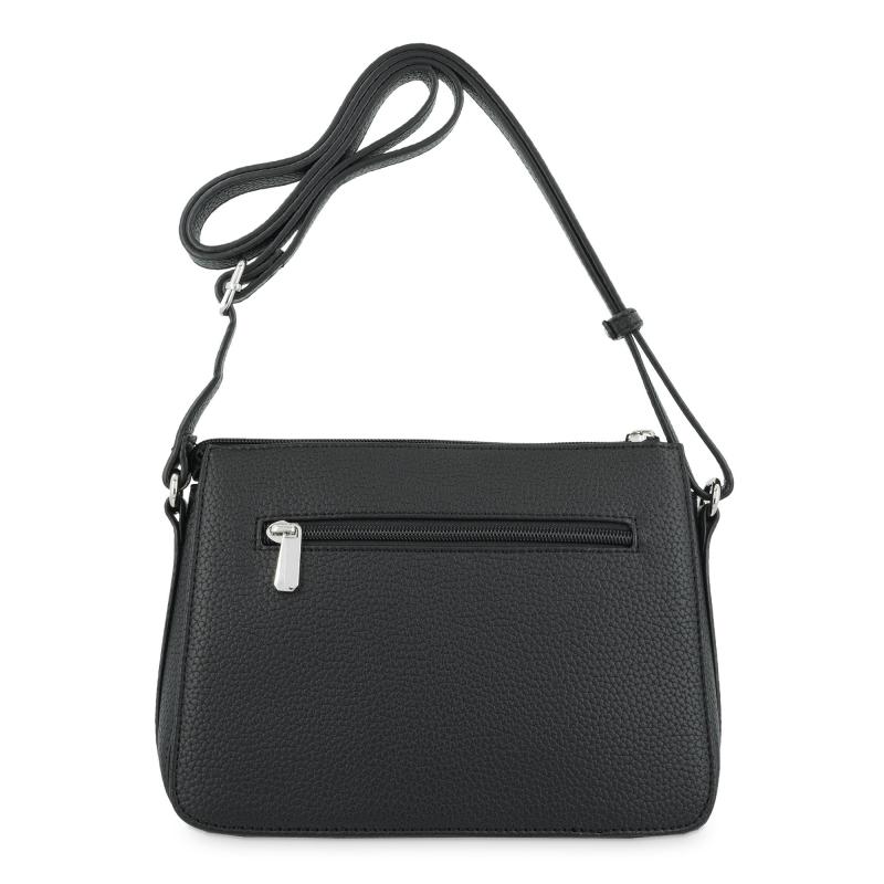 El potro Bolso bandolera pequeña de El Potro color negro-Siena Mejor oferta