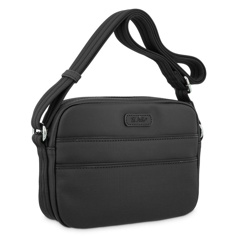 El potro Bolso bandolera color negro niza-El Potro Rebajas top