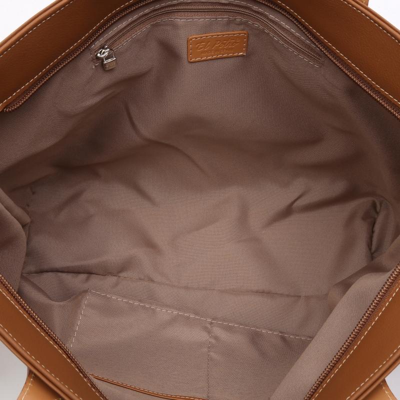 El potro Bolso Tote mujer color cuero - Angula Ofertas de temporada