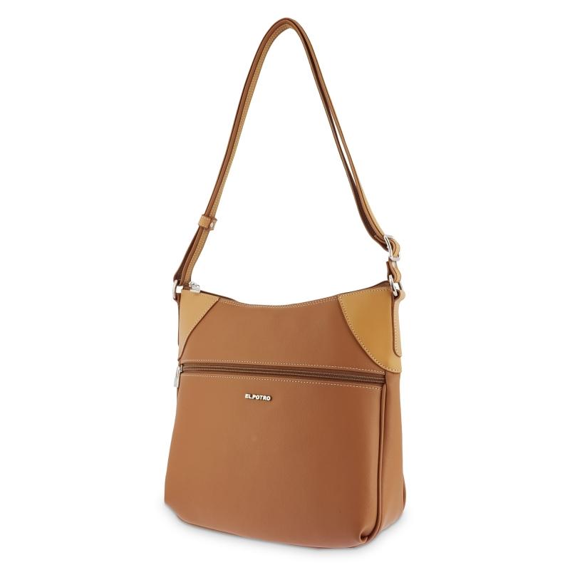 El potro Bolso Bandolera mujer color cuero-Angula En línea