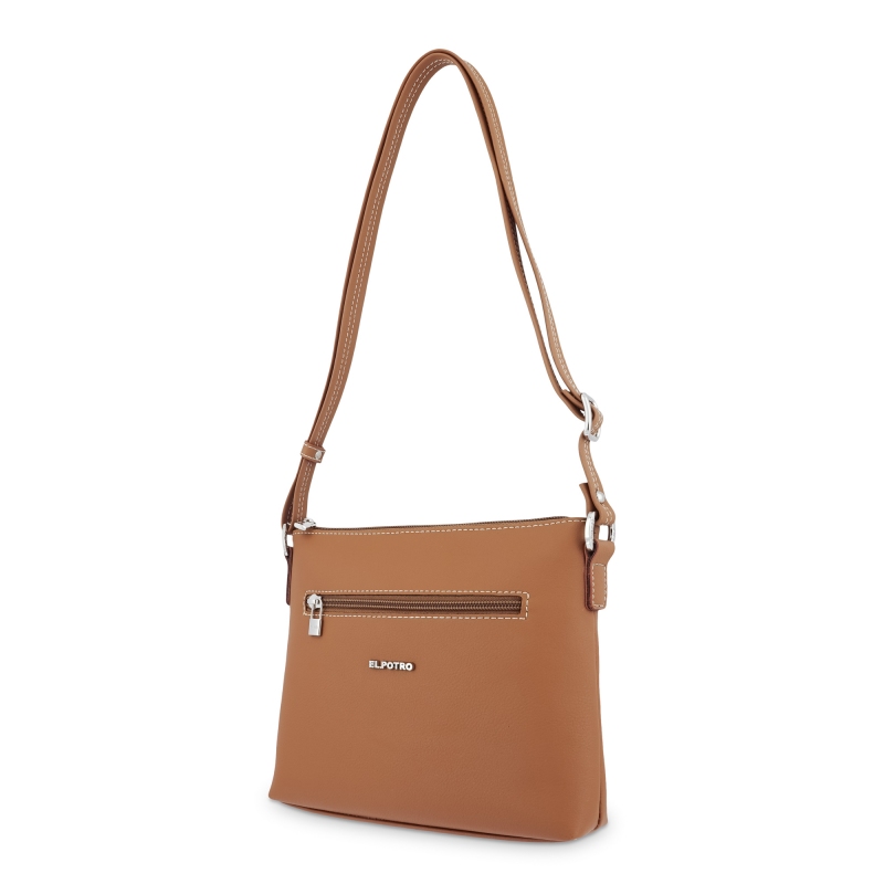 El potro Bolso Bandolera mujer color cuero-Angula Outlet