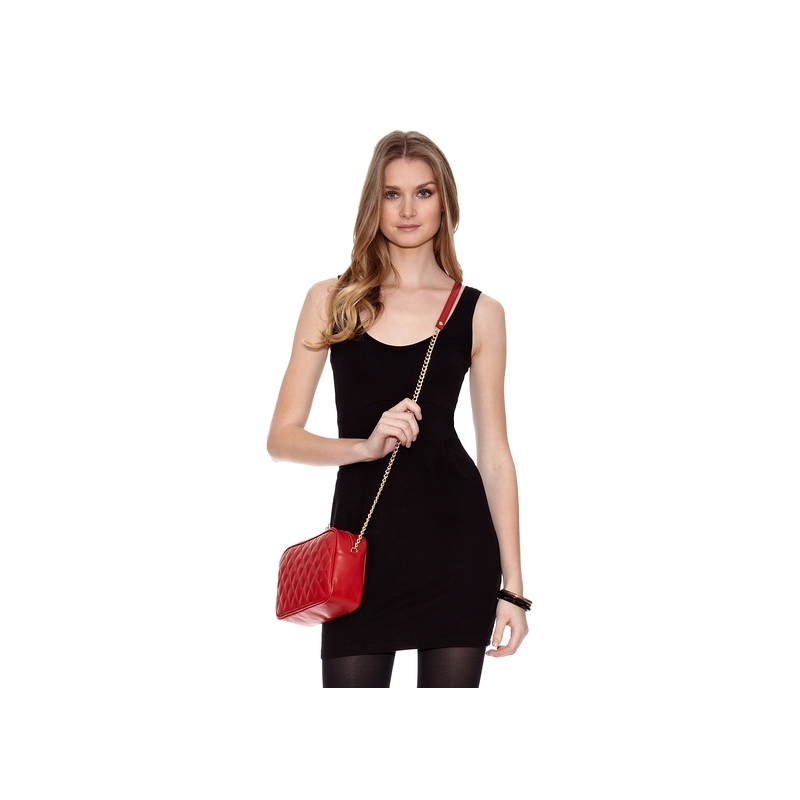 El potro Bolso Bandolera mujer en piel vacuno color rojo - Piel Envío gratis
