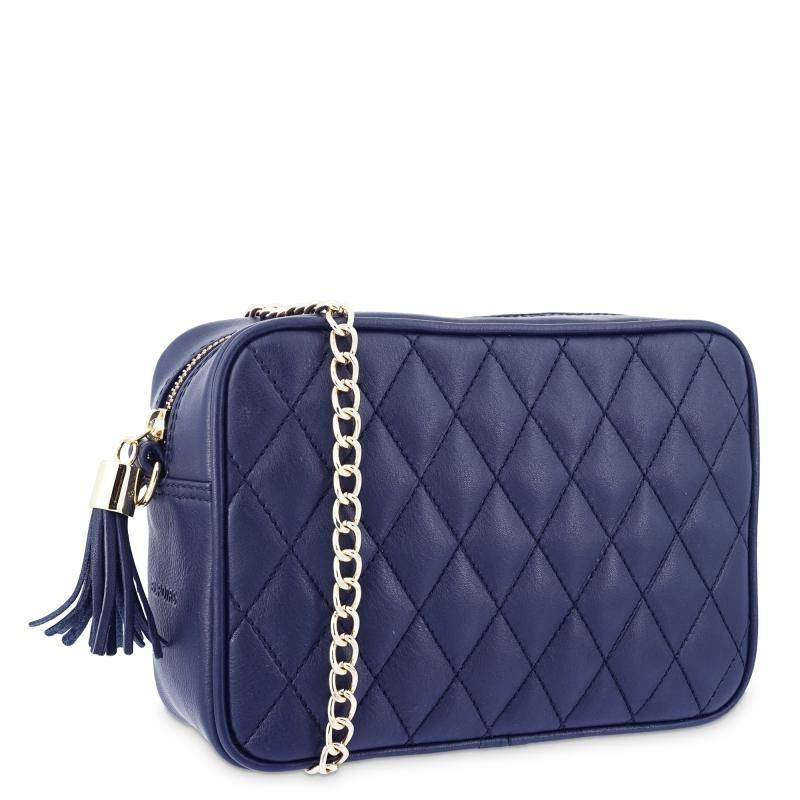 El potro Bolso Bandolera mujer en piel vacuno color azul - Piel vacuno Últimos 3 días