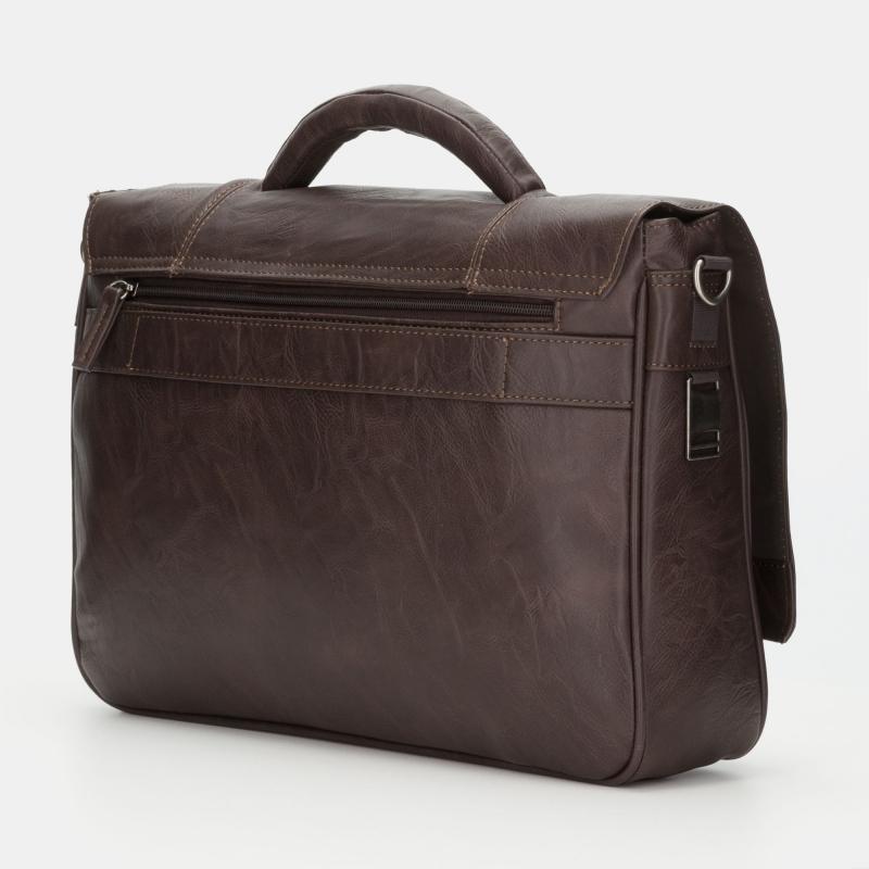 El potro Carpeta hombre en lona color marrón - Berlín En oferta