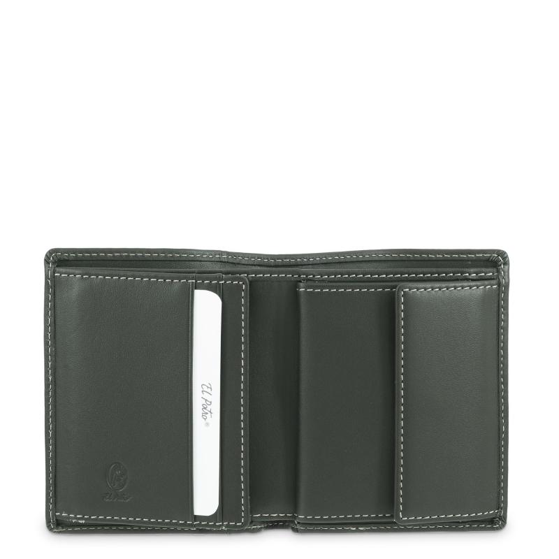 El potro Cartera monedero interior de hombre en piel vacuno verde Urban-E L P O T R O Gran oferta