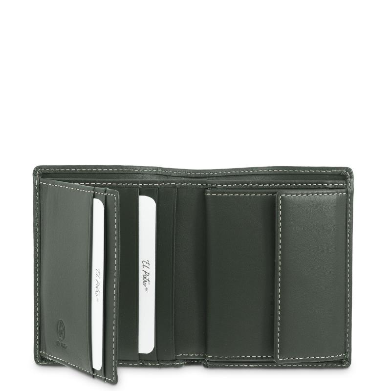 El potro Cartera monedero interior de hombre en piel vacuno verde Urban-E L P O T R O Gran oferta