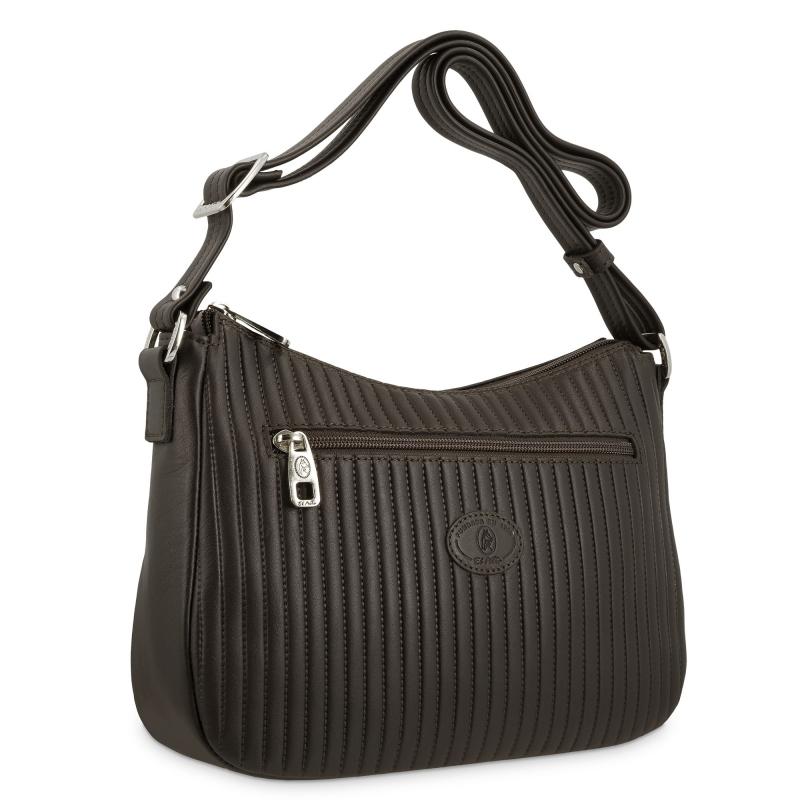 El potro Bolso Hobo mujer en piel vacuno color marrón - Cromo Los más vendidos