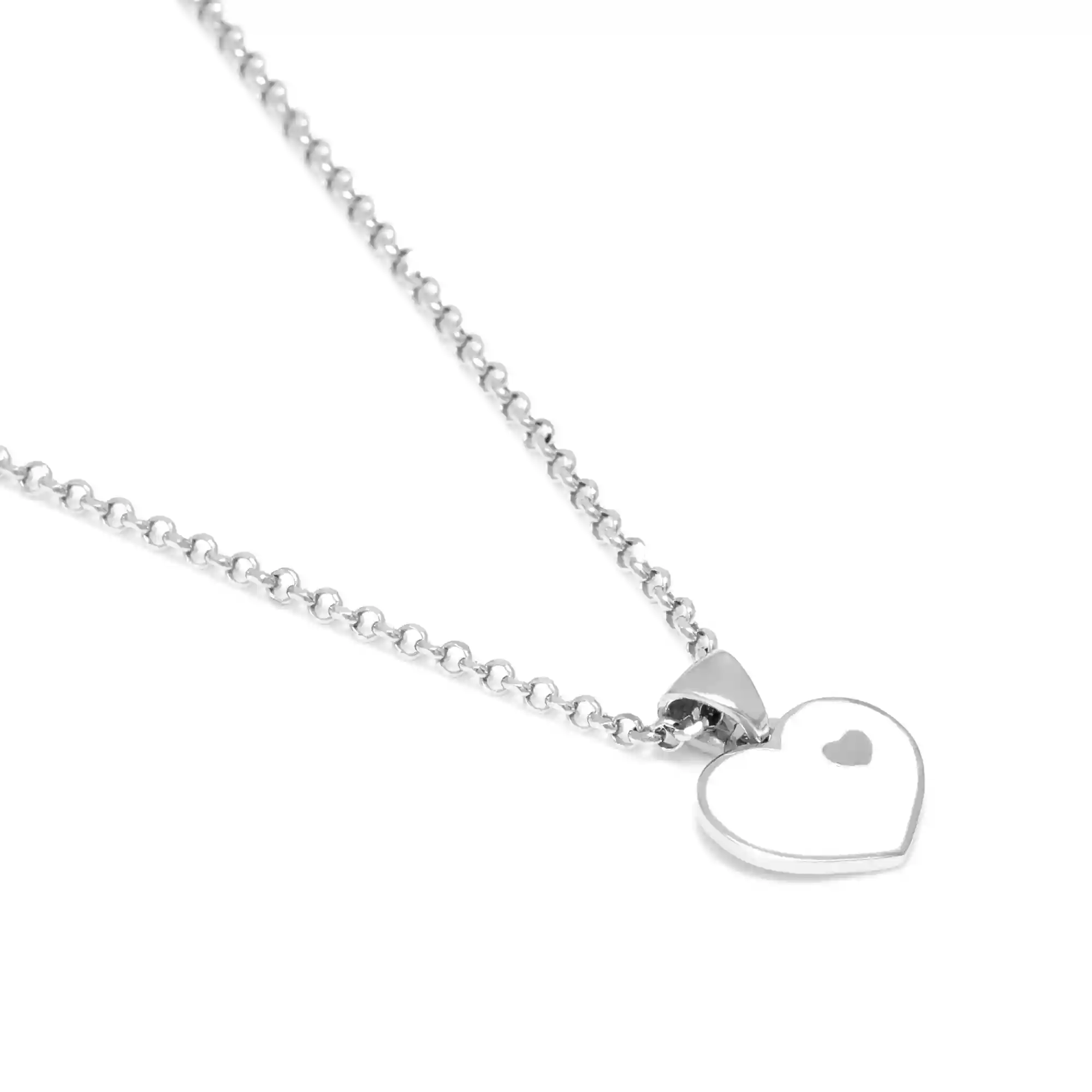 Firenze artegiani Cadena de Plata de Ley 925 con colgante en forma de corazón Promoción trimestral