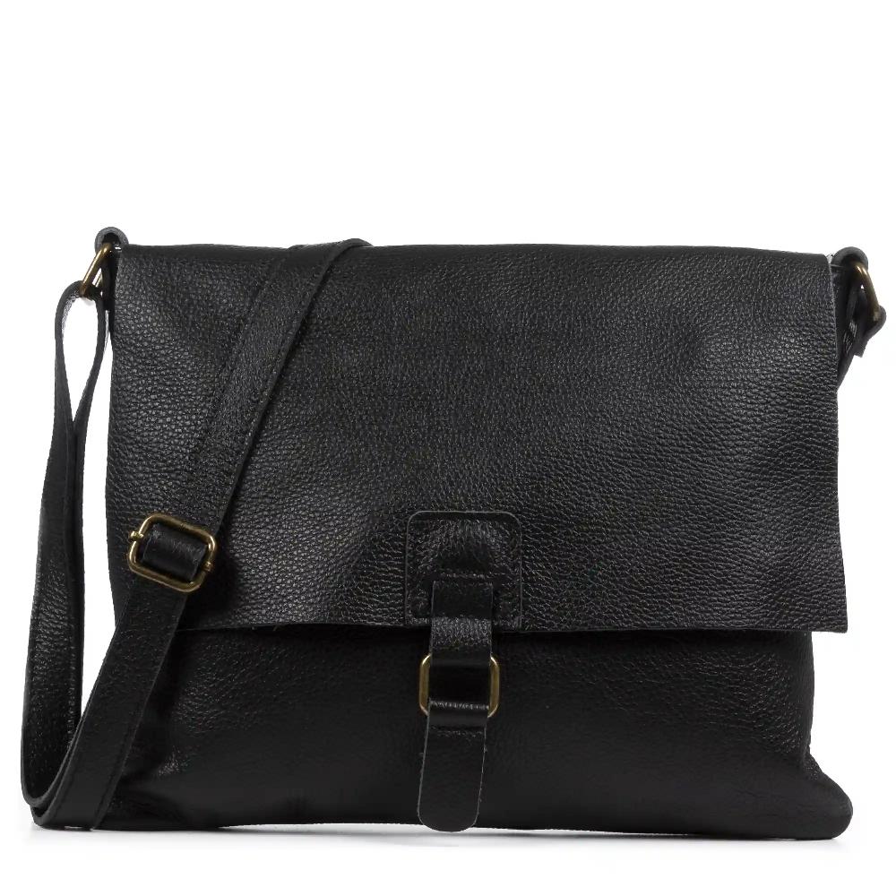 Firenze artegiani Abbadia Bolso Satchel Mujer.Piel auténtica Dollaro