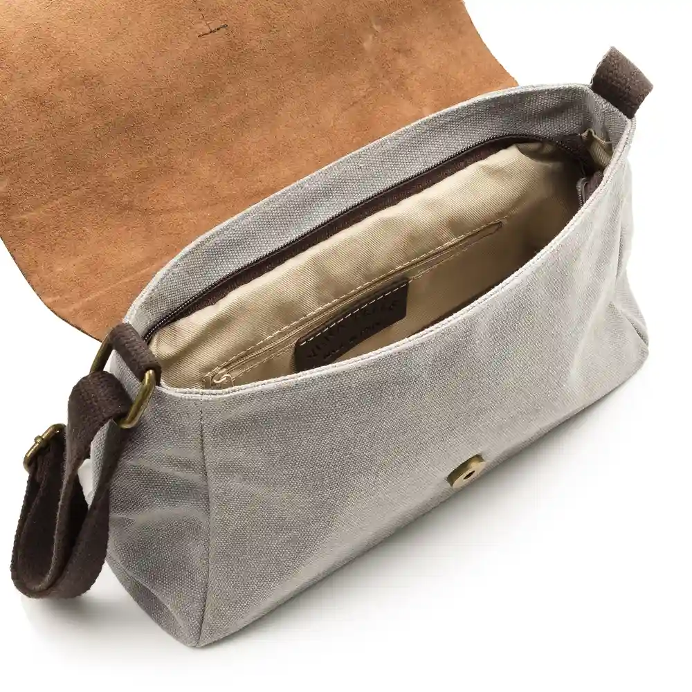 Firenze artegiani Eutalia Bolso Satchel Mujer.Tejido Lona Premium Rebajas online