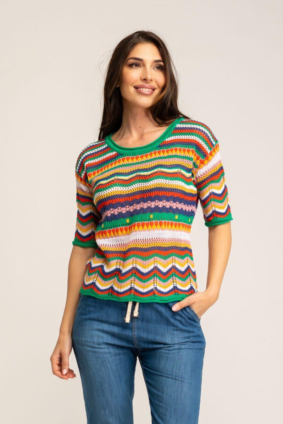 ﻿peace&love by calao JERSEY RAYAS CROCHET JA2061J Últimos 3 días