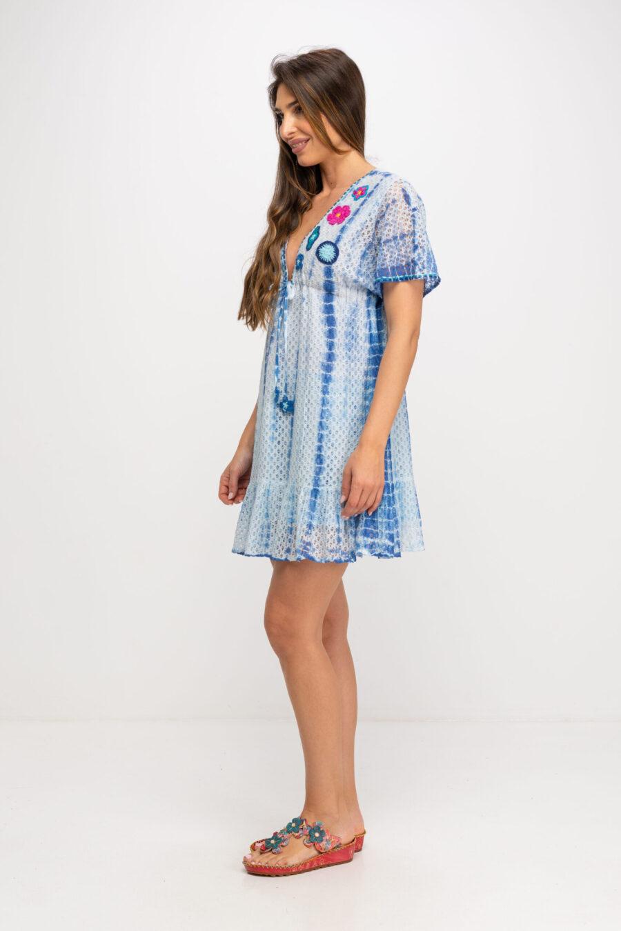 peace&love by calao VESTIDO TIE DYE EN TEJIDO CALADO Precio de fábrica