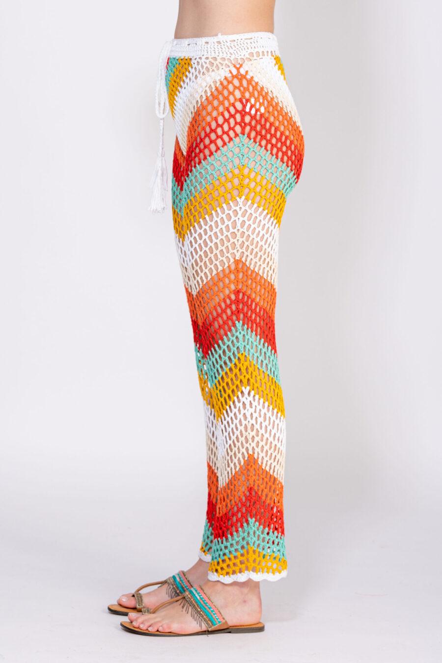 peace&love by calao PANTALON LARGO CROCHET Descuentos del mes