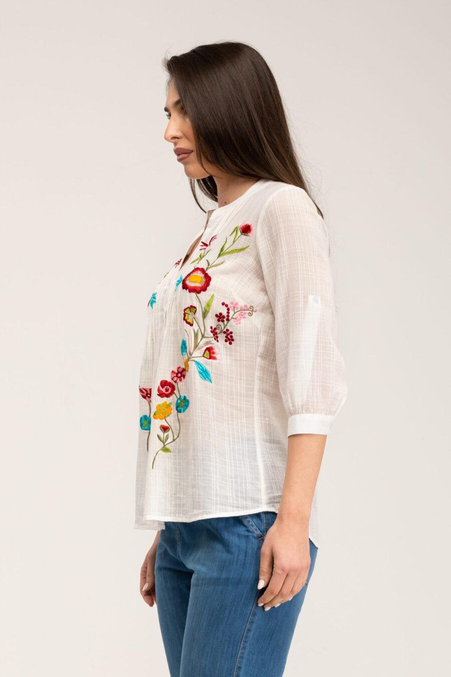 peace&love by calao BLUSA LISA CON BORDADOS Ofertas especiales