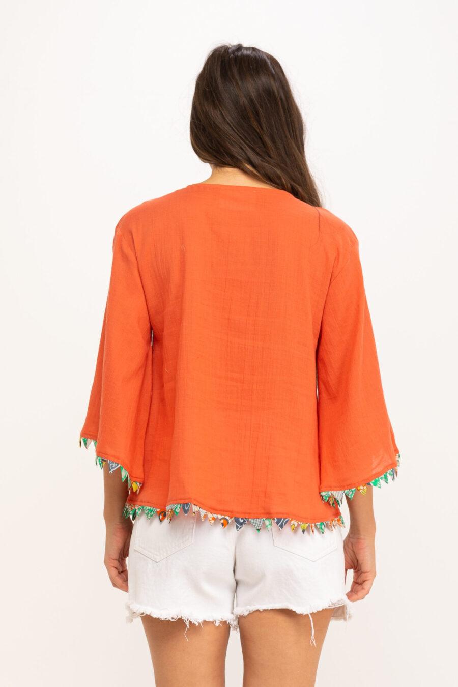 peace&love by calao BLUSA LISA BORDADA EN COLORES Grandes ahorros