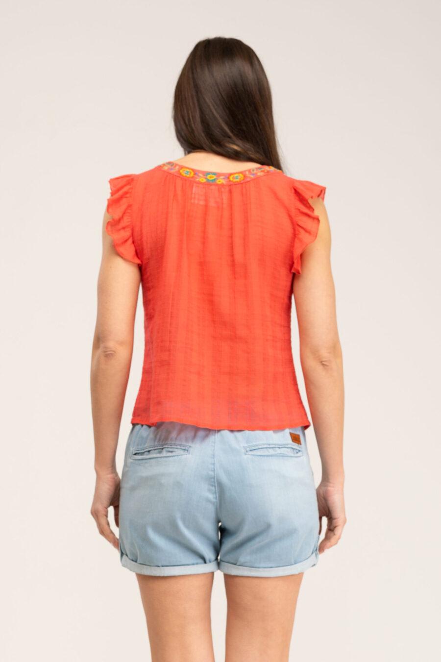 peace&love by calao BLUSA BORDADA DE ASPECTO MANUAL Devoluciones gratuitas