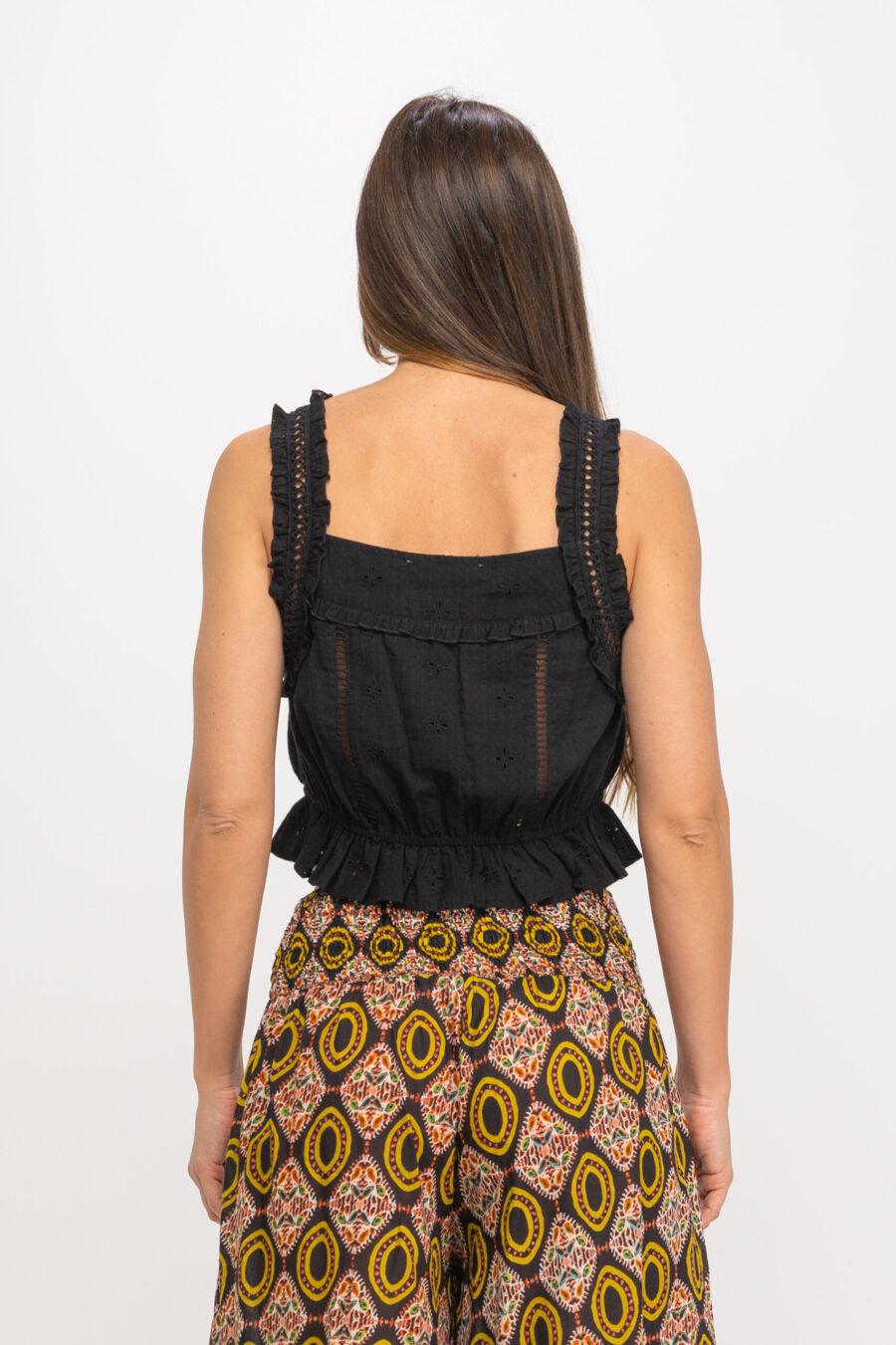 peace&love by calao TOP CROPPED DE TEJIDO ALGODON 2025