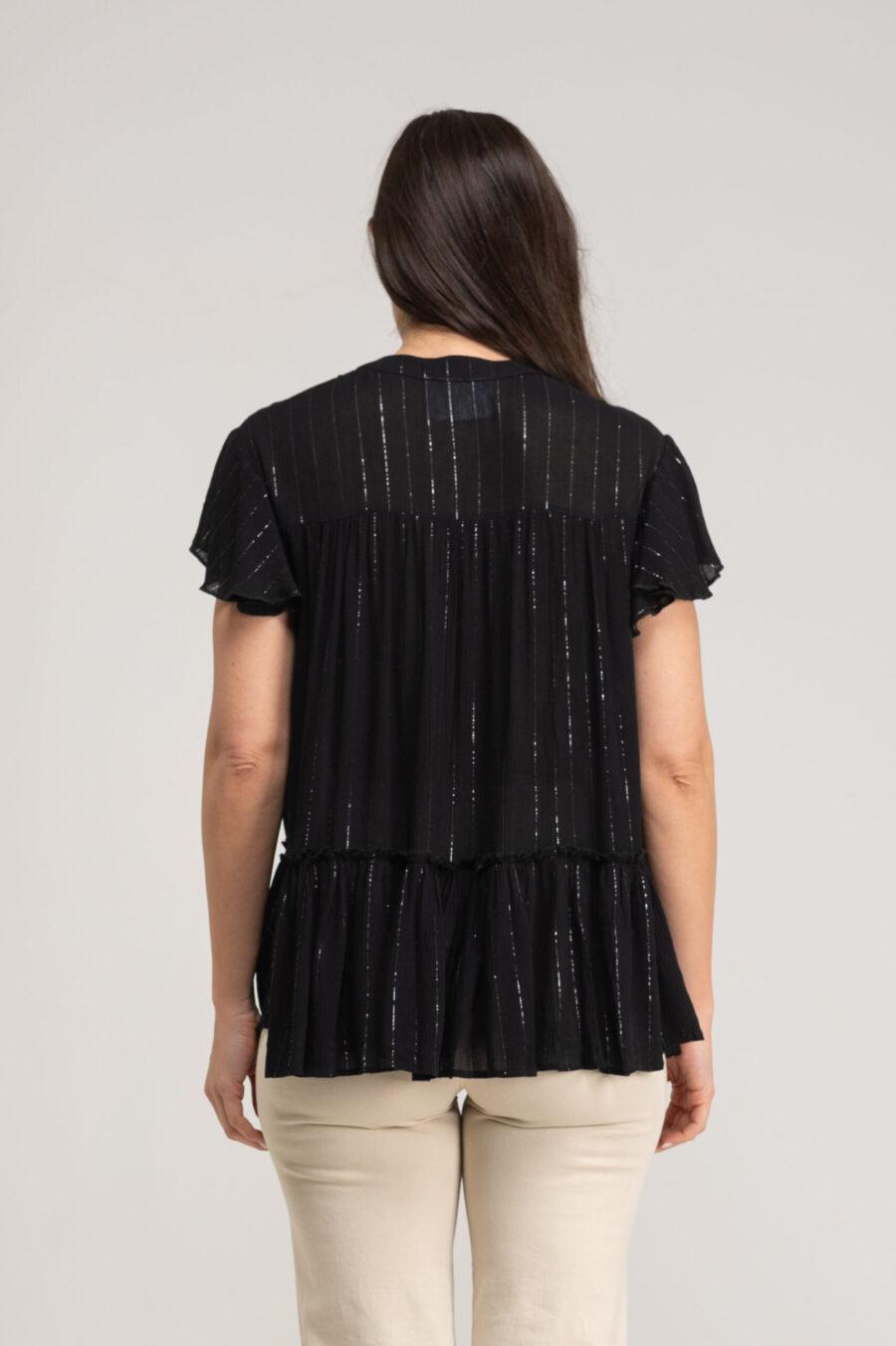 peace&love by calao BLUSA LISA BORDADA CUELLO MAO Outlet