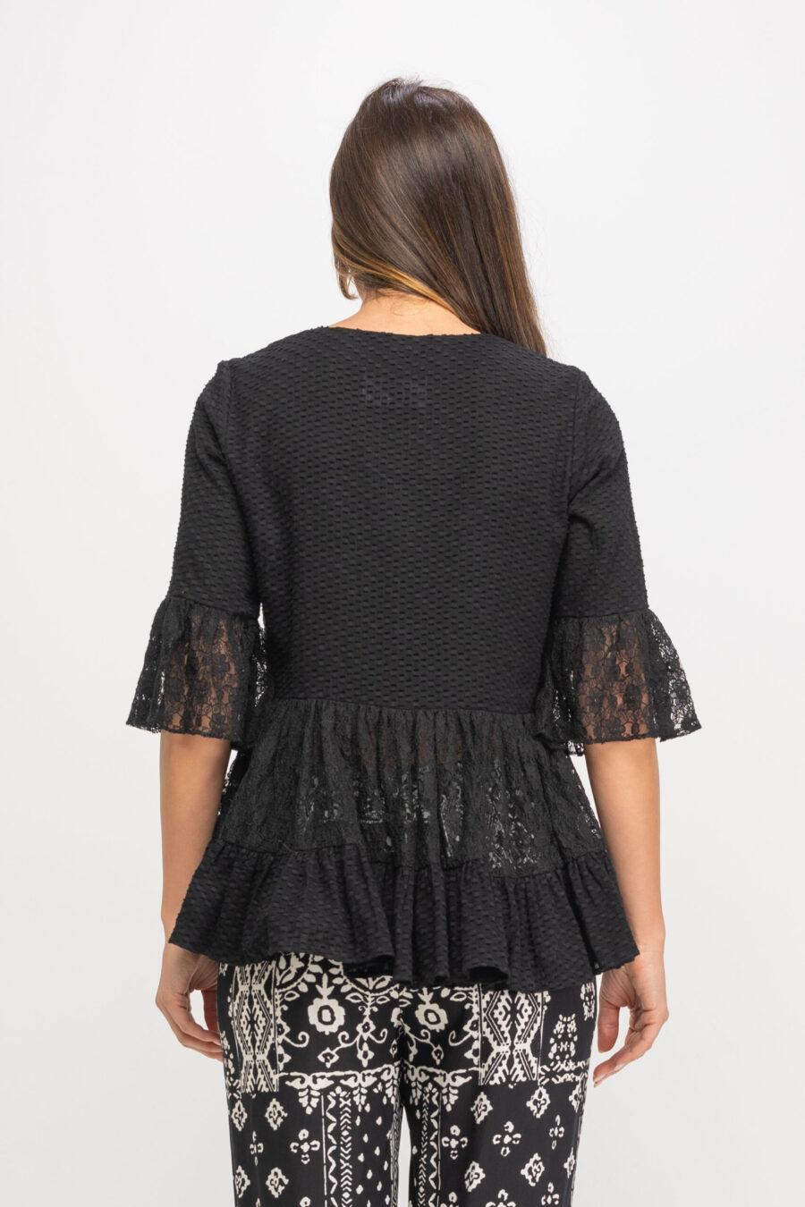 peace&love by calao BLUSA DE ENCAJE MANGA 3/4 Outlet online