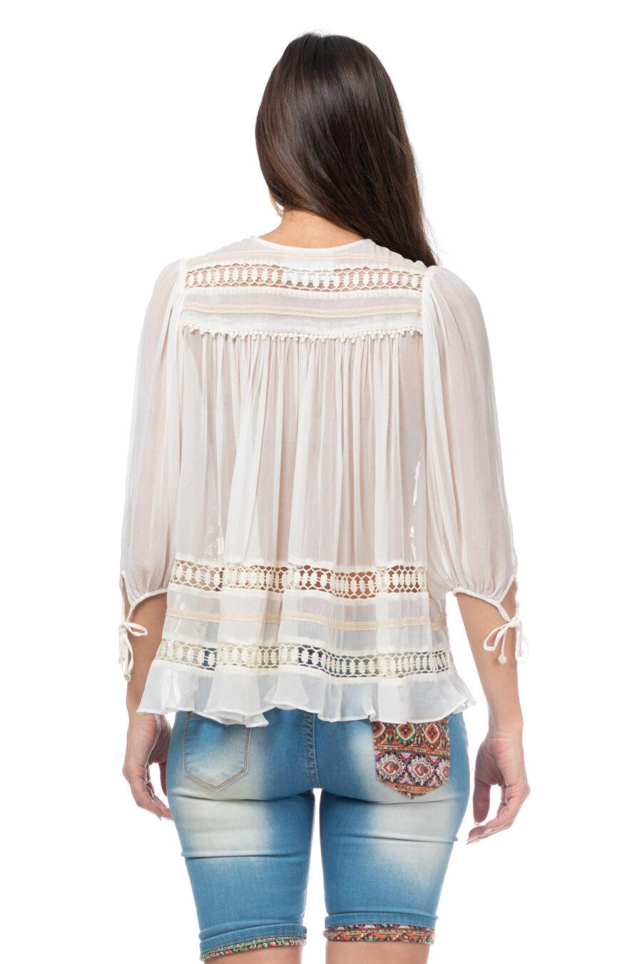 peace&love by calao BLUSA LISA CON MANGA AL CODO Ofertas