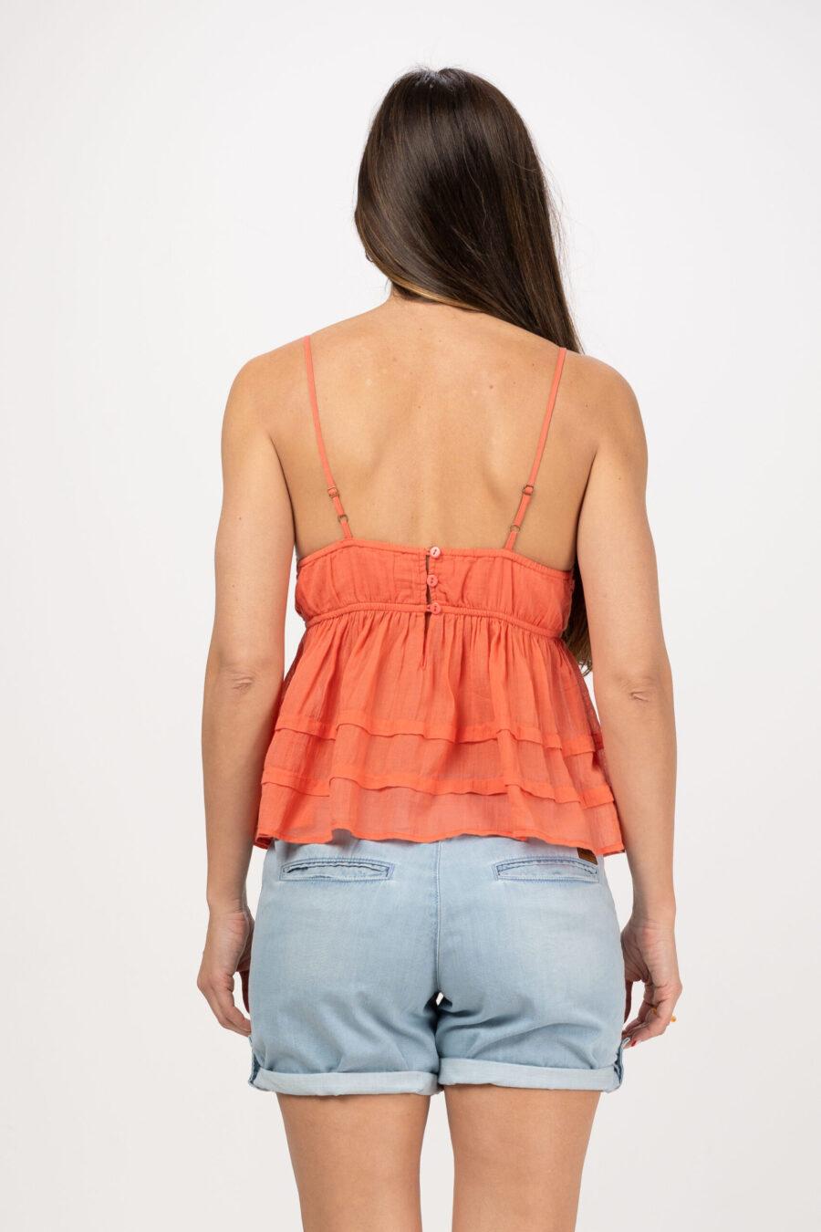 peace&love by calao TOP LISO DE ALGODON CON TIRANTES En oferta