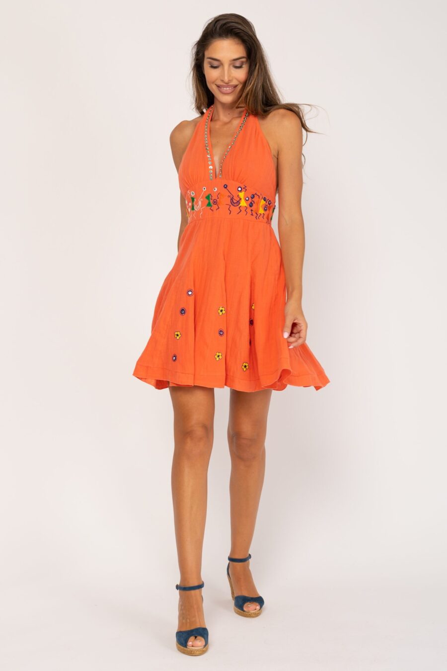 peace&love by calao VESTIDO CORTO FALDA DE VUELO Rebajas online