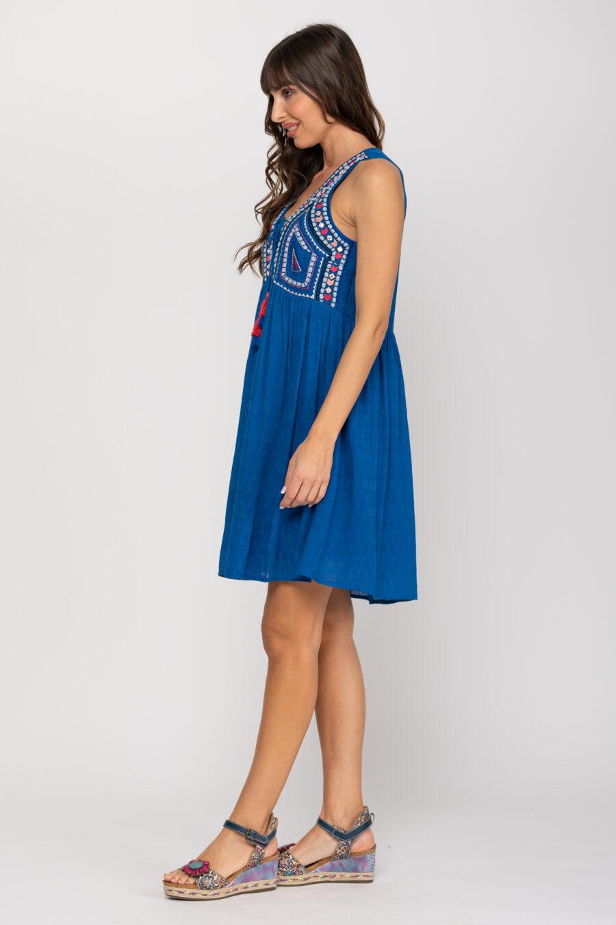 peace&love by calao VESTIDO LISO BORDADO Rebajas top