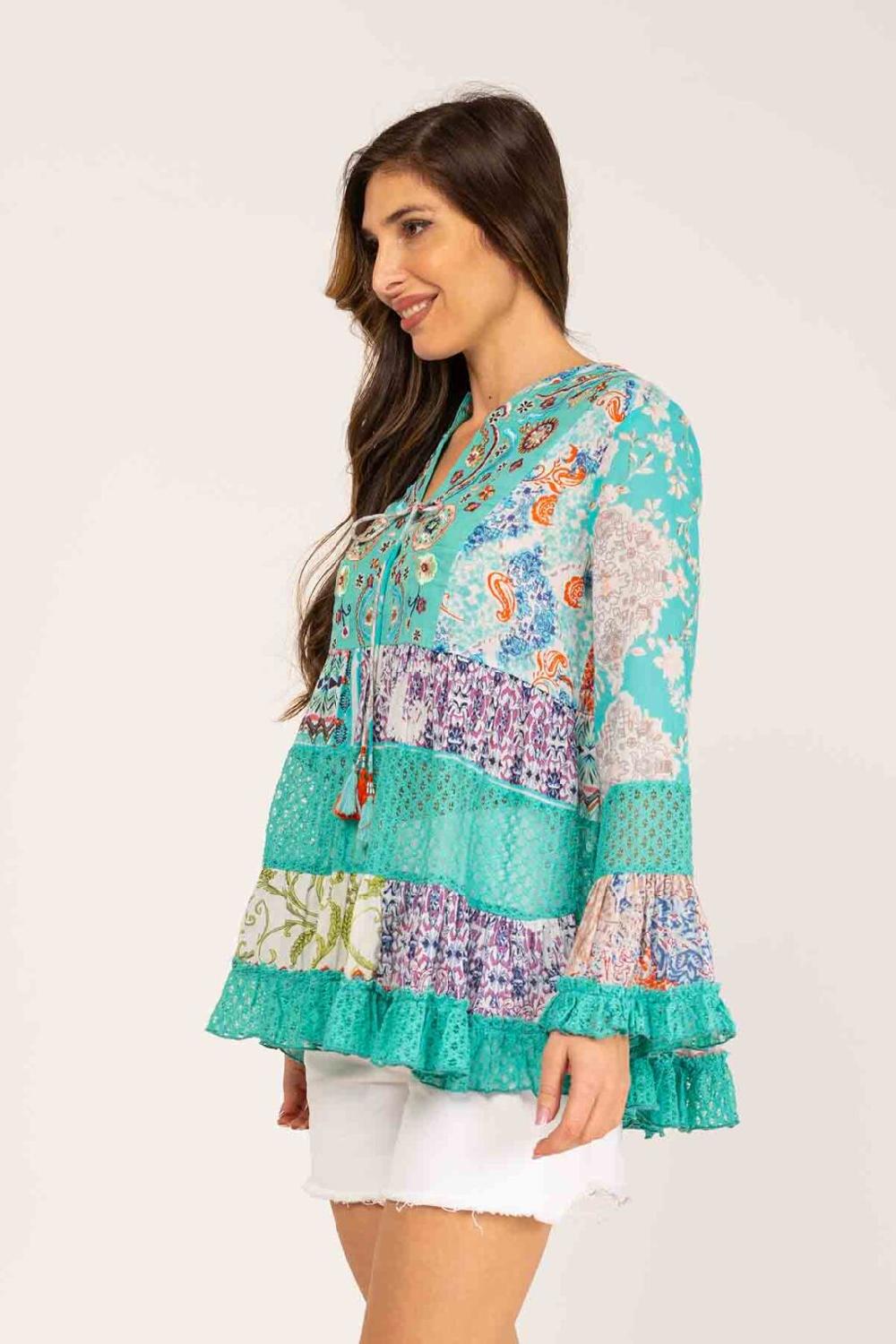peace&love by calao BLUSON ESTAMPADO BOHO LOOK Envío gratis