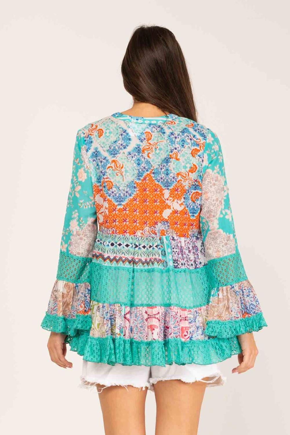 peace&love by calao BLUSON ESTAMPADO BOHO LOOK Envío gratis