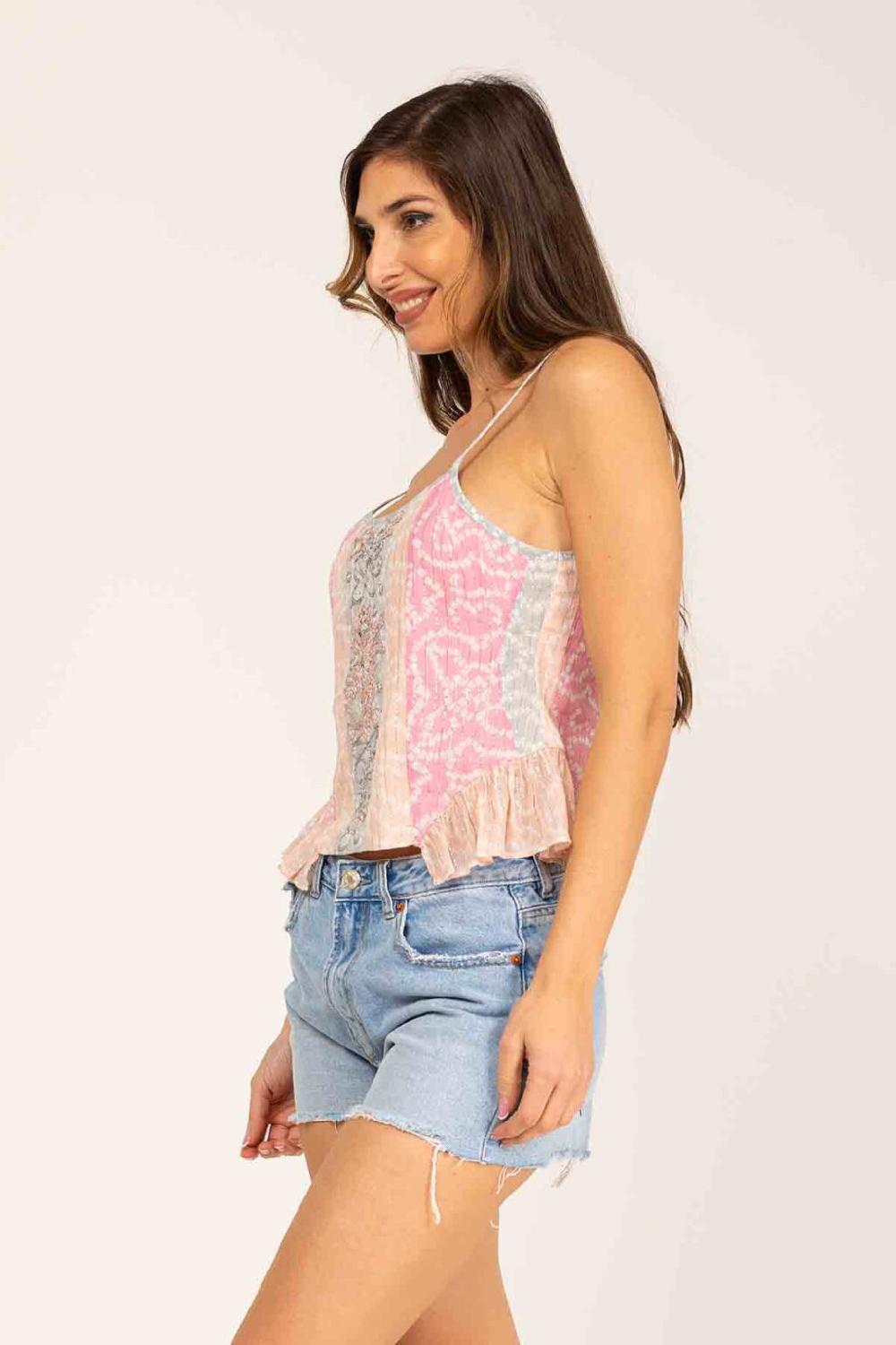peace&love by calao TOP ESTAMPADO CON MEZCLA DE COLORES Solo queda un día