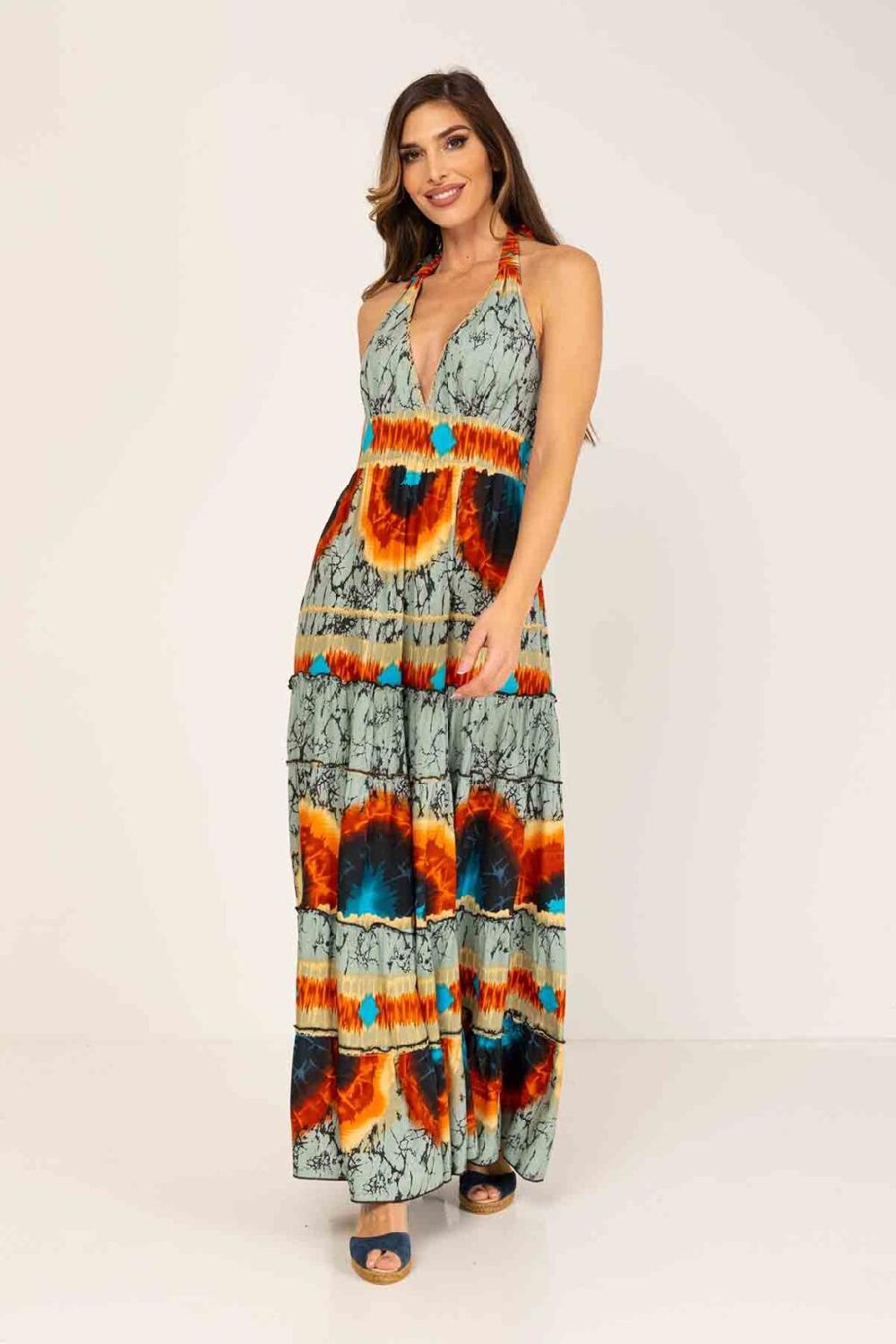 peace&love by calao VESTIDO LARGO TYE DYE Oferta exclusiva